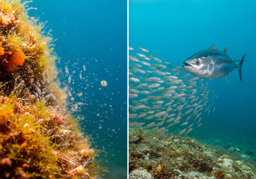 Aquatic Food Chain Illustration