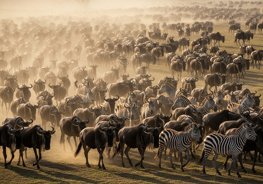Savanna Wildebeest Migration