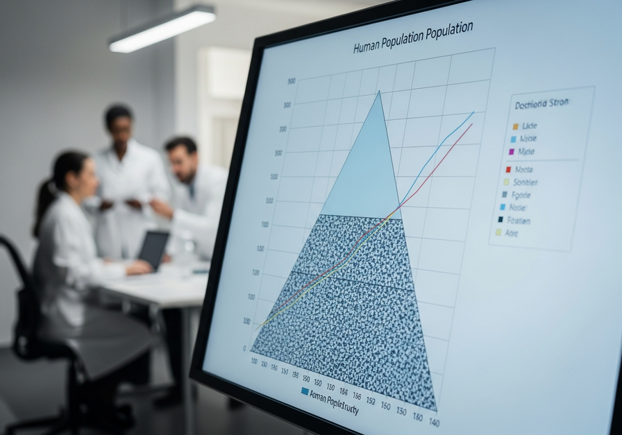 Age Structure Pyramid Illustration